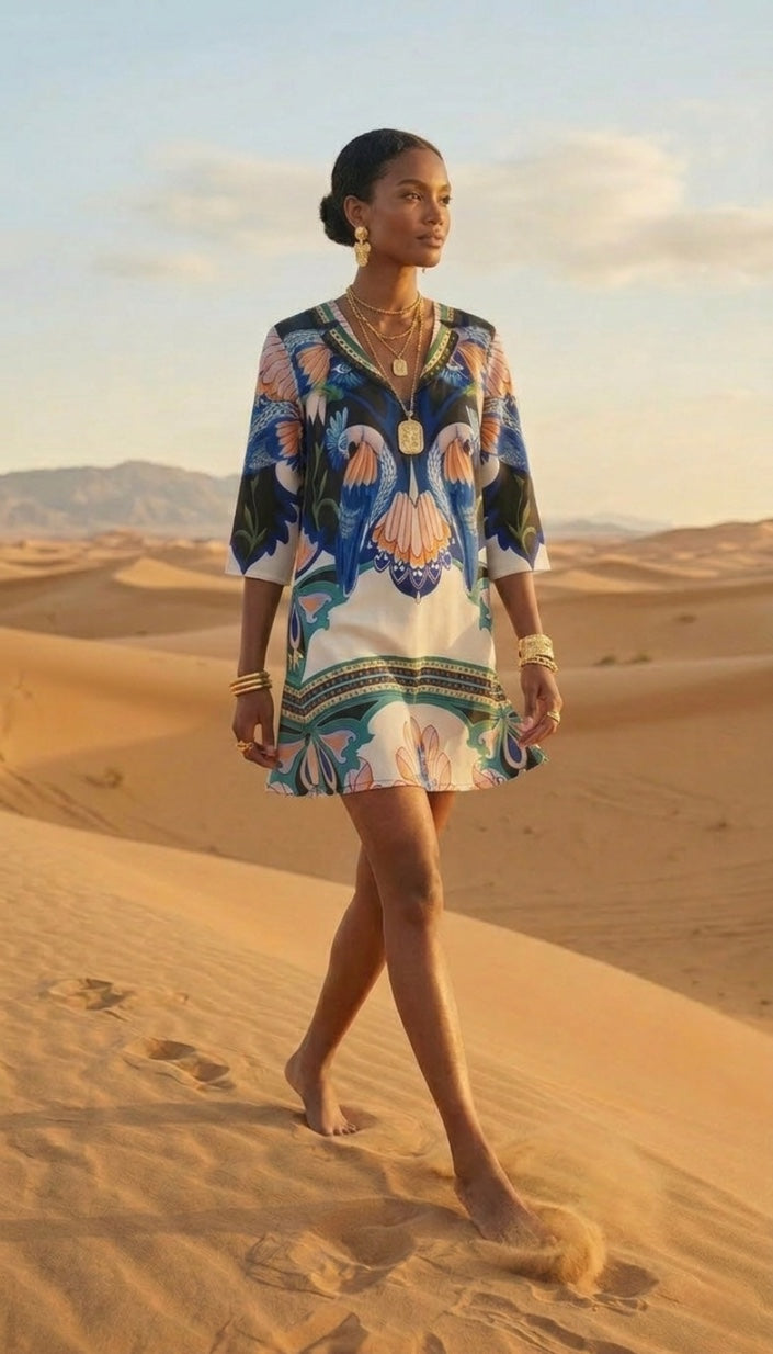  EXOTIC MIRAGE MINI DRESS - Vesta Donna 