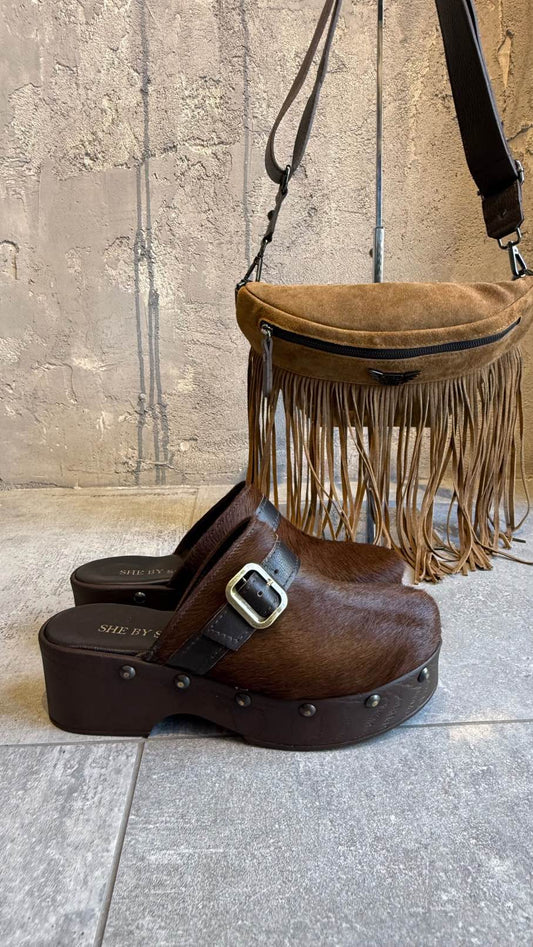  FEDRA PONYSKIN SABOT - Vesta Donna 