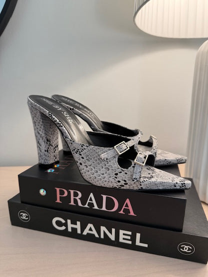  BIANNA MULES WHITE - Vesta Donna 