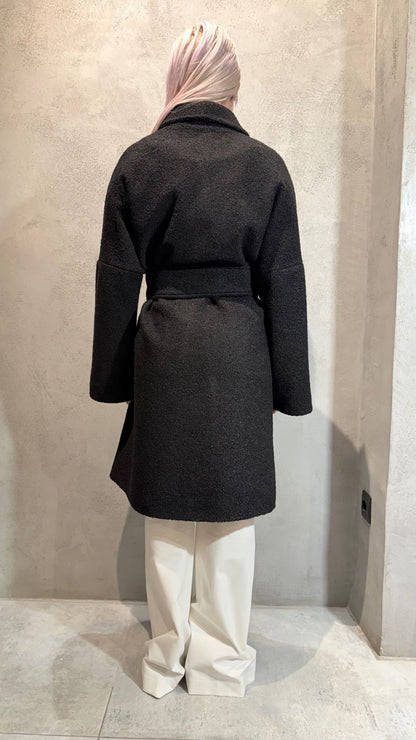  MANDY COAT BLACK - Vesta Donna 