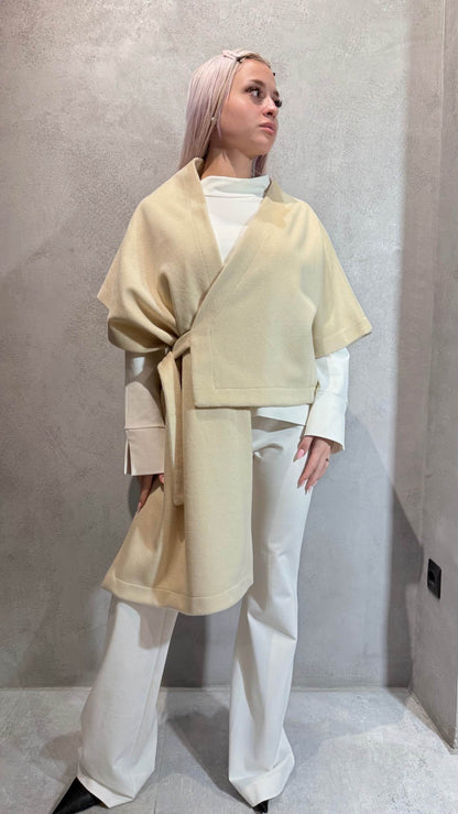  REINA PONCHO ECRU - Vesta Donna 