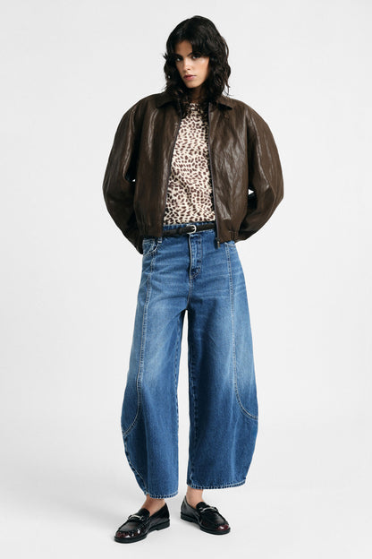 MILA BALLOON DENIM PANTS - Vesta Donna 