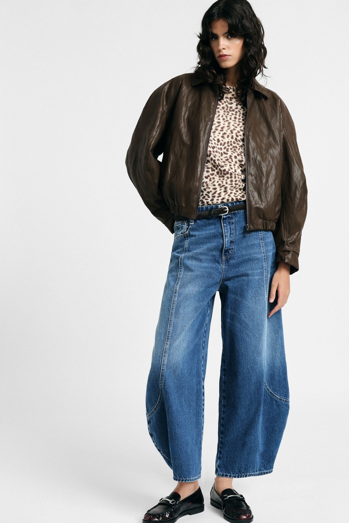  MILA BALLOON DENIM PANTS - Vesta Donna 