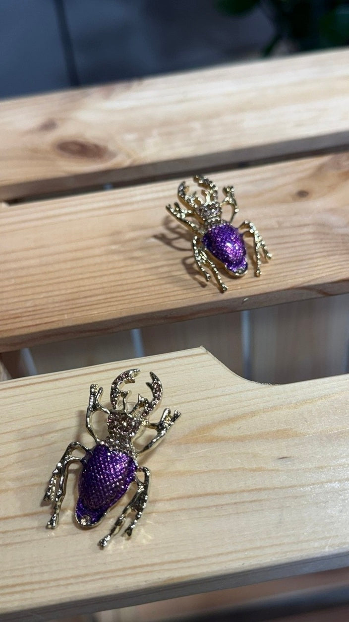  ΚΑΡΦΙΤΣΑ STAG BEETLE PURPLE - Vesta Donna 