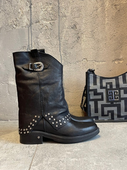  FABIANO BOOTS BLACK - Vesta Donna 