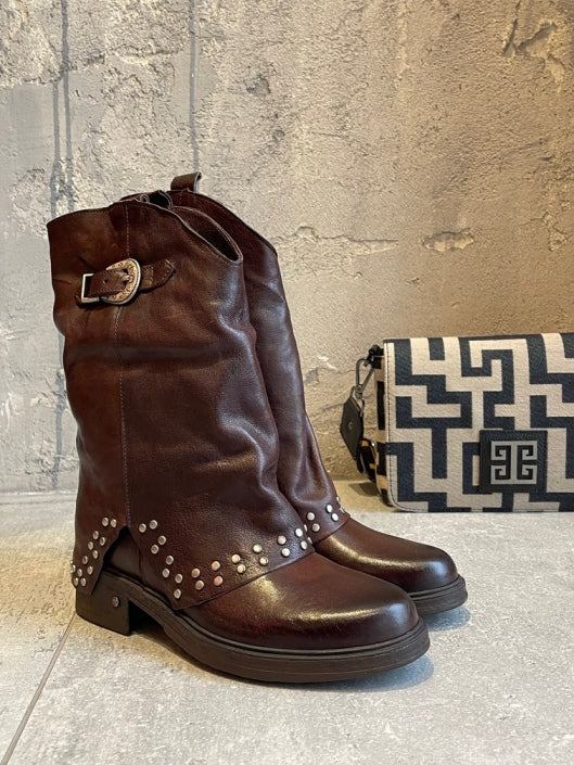  FABIANO BOOTS CHOCOLATE - Vesta Donna 