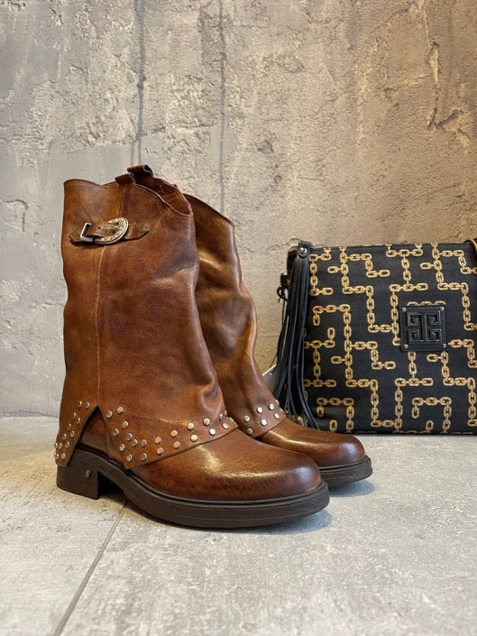  FABIANO BOOTS TABAC - Vesta Donna 