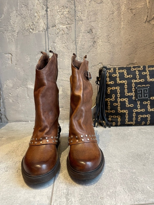  FABIANO BOOTS TABAC - Vesta Donna 