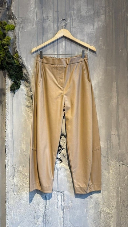  MICHELE SLOUCHY ECO LEATHER PANTS - Vesta Donna 