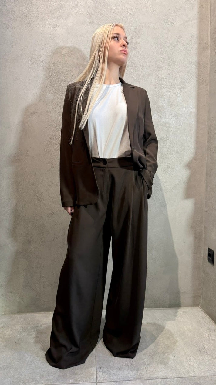  MAKENA SUIT BROWN - Vesta Donna 