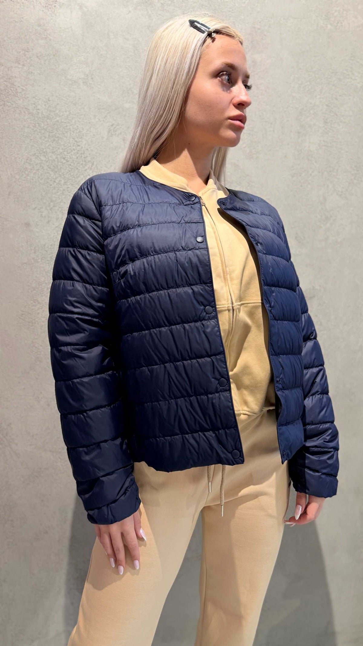  CARIN JACKET DARK BLUE - Vesta Donna 