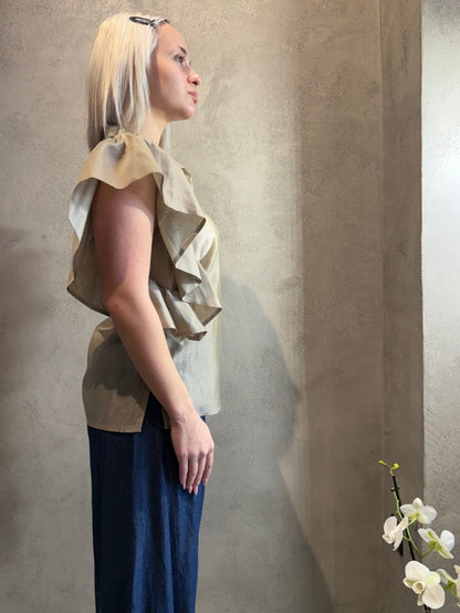  VERONICA SHIRT STONE - Vesta Donna 