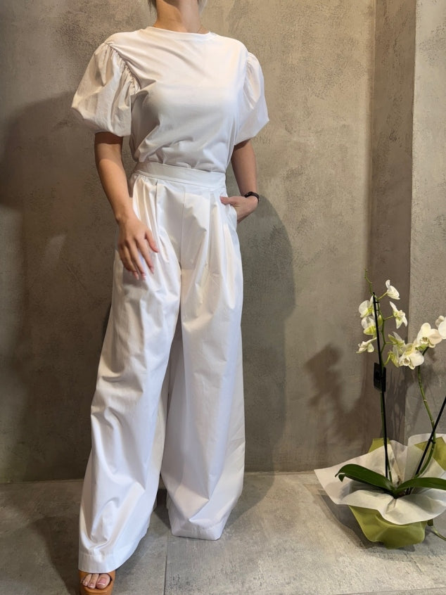  SERENE PANTS WHITE - Vesta Donna 