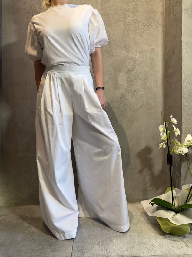  SERENE PANTS WHITE - Vesta Donna 
