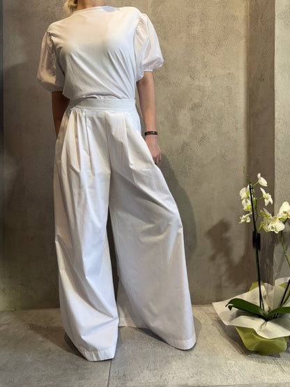  SERENE PANTS WHITE - Vesta Donna 
