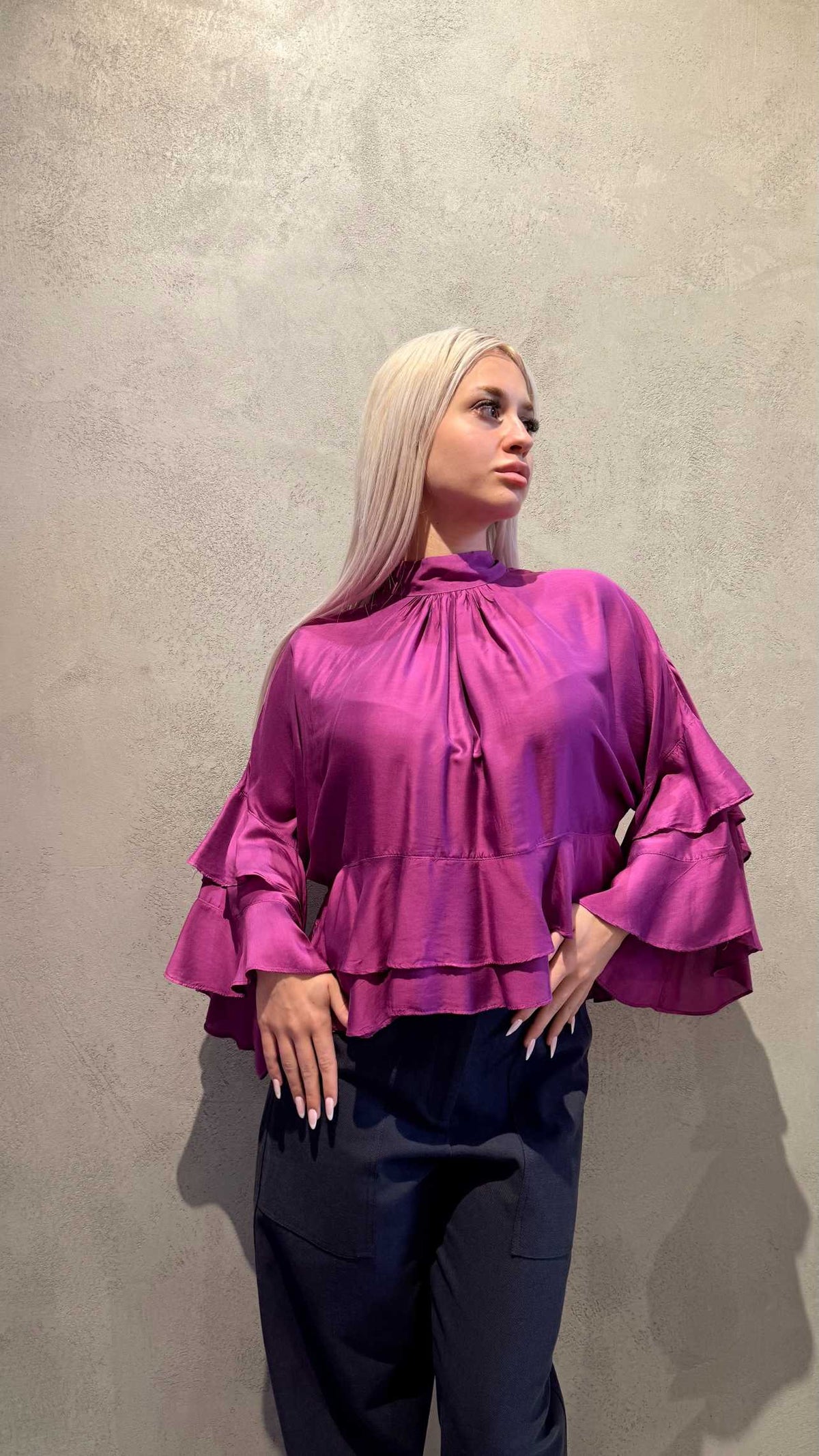  NALA TOP PURPLE - Vesta Donna 