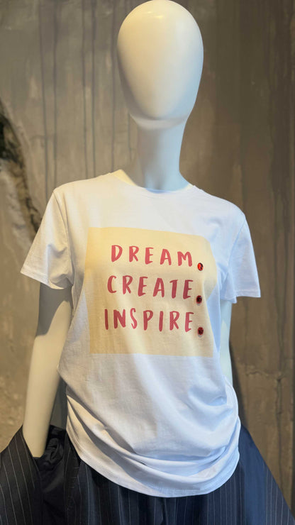  DREAM & STRASS T-SHIRT - Vesta Donna 