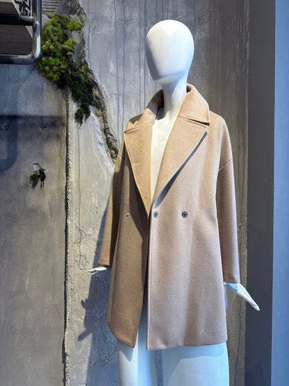  MONIA COAT BEIGE - Vesta Donna 