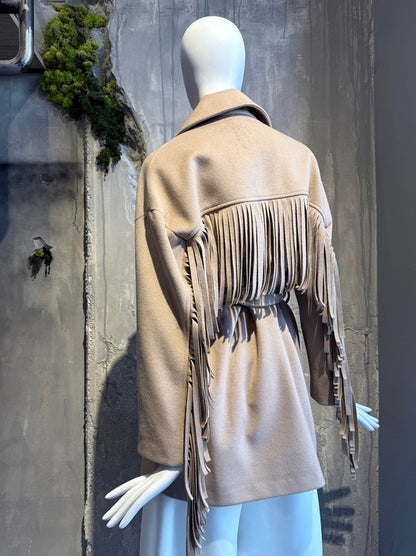  MONIA COAT BEIGE - Vesta Donna 