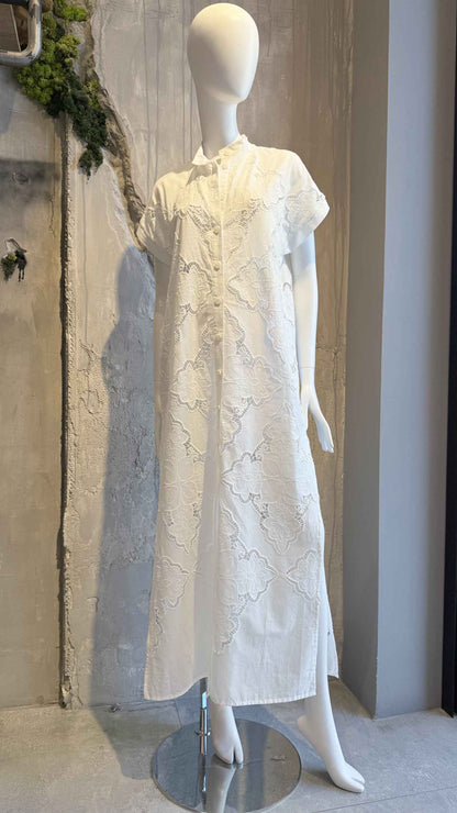  ELECTRA DRESS WHITE - Vesta Donna 