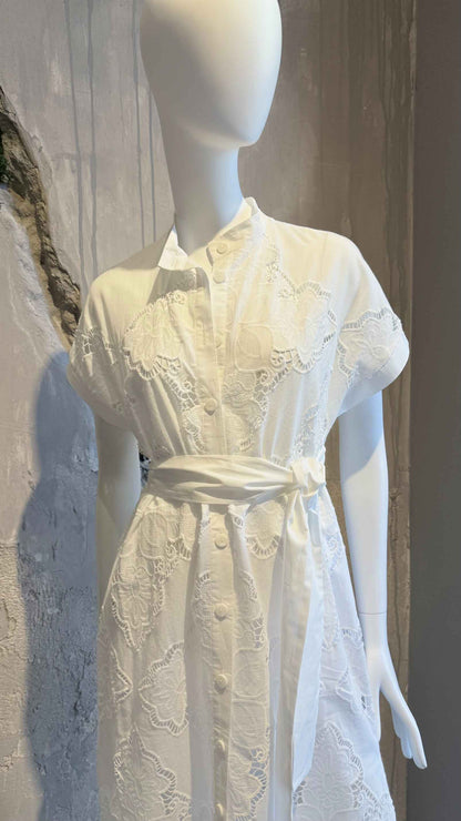  ELECTRA DRESS WHITE - Vesta Donna 
