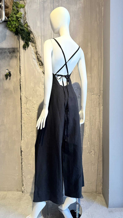  ISABELLA JUMPSUIT BLACK - Vesta Donna 