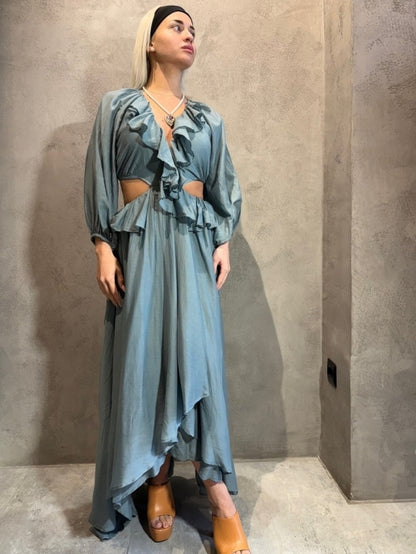  NYSA DRESS GREY - Vesta Donna 