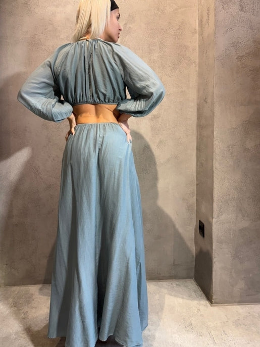  NYSA DRESS GREY - Vesta Donna 