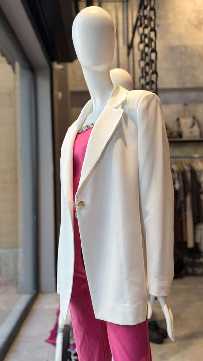  BASIC BLAZER WHITE - Vesta Donna 