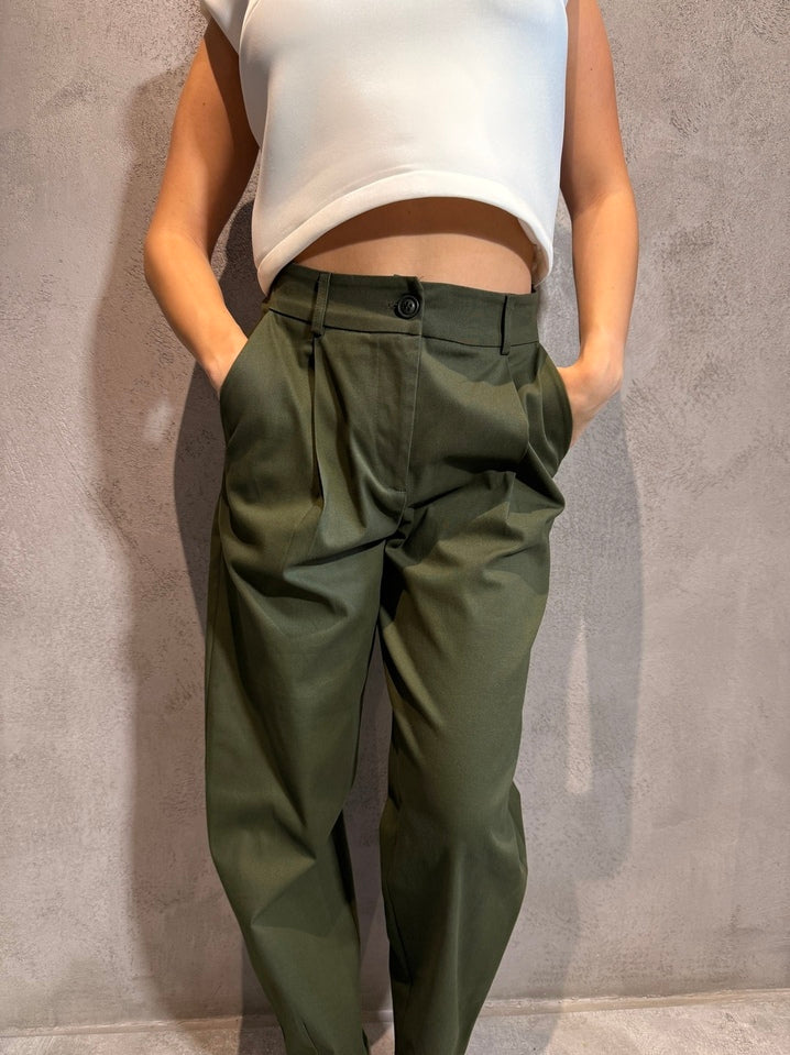  BRENDA PANTS KHAKI - Vesta Donna 