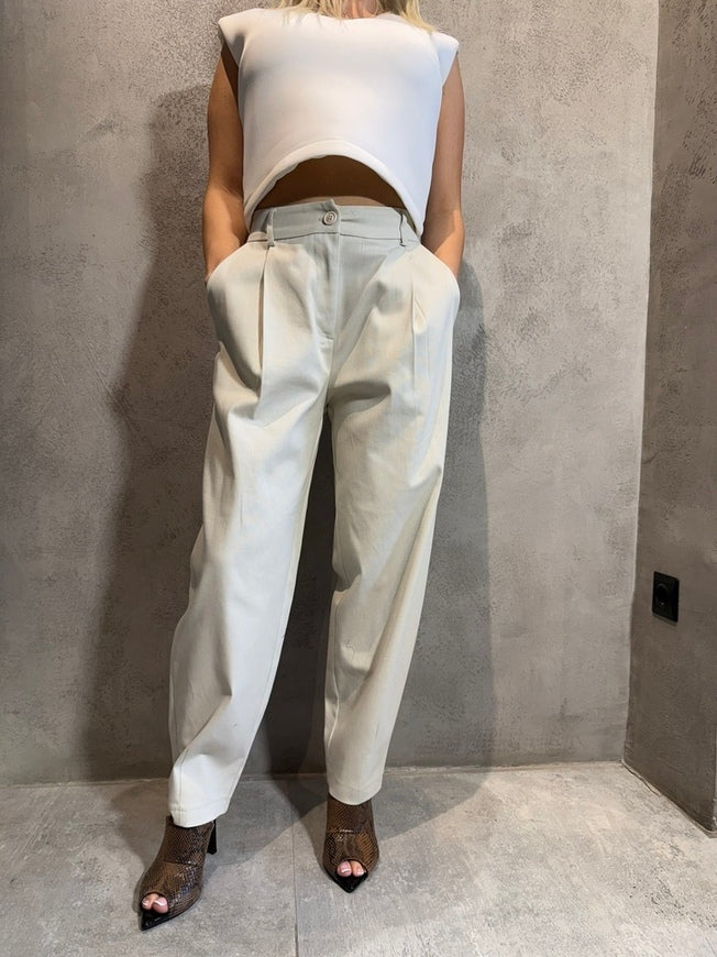  BRENDA PANTS STONE - Vesta Donna 