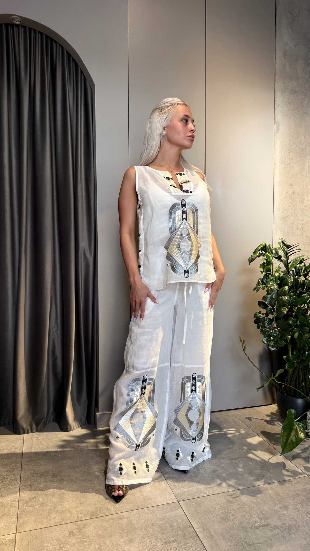  NAYA SET ECRU - Vesta Donna 