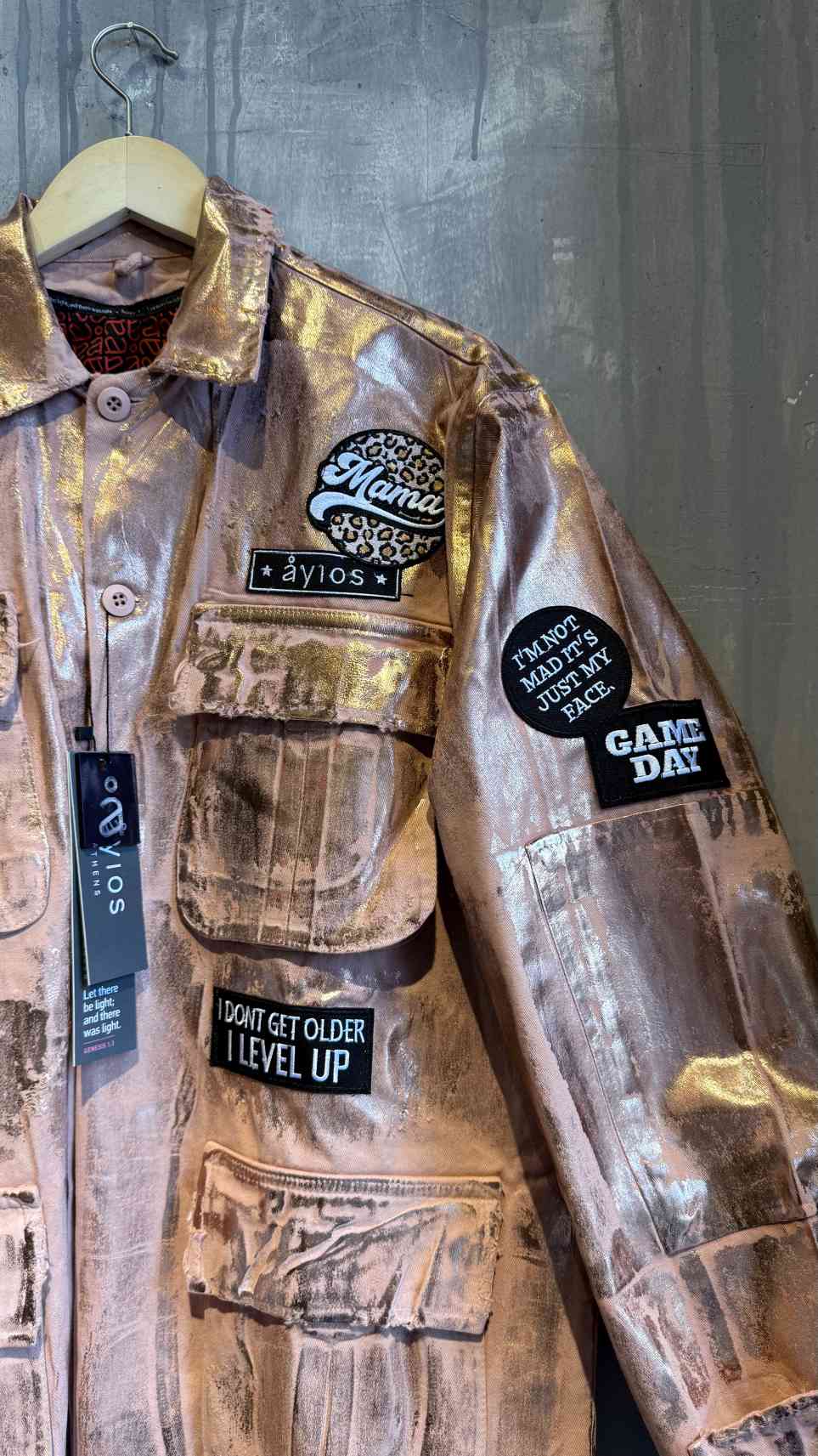  GELANIA JACKET POWDER FOIL - Vesta Donna 