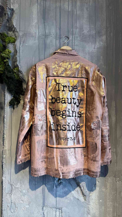  GELANIA JACKET POWDER FOIL - Vesta Donna 