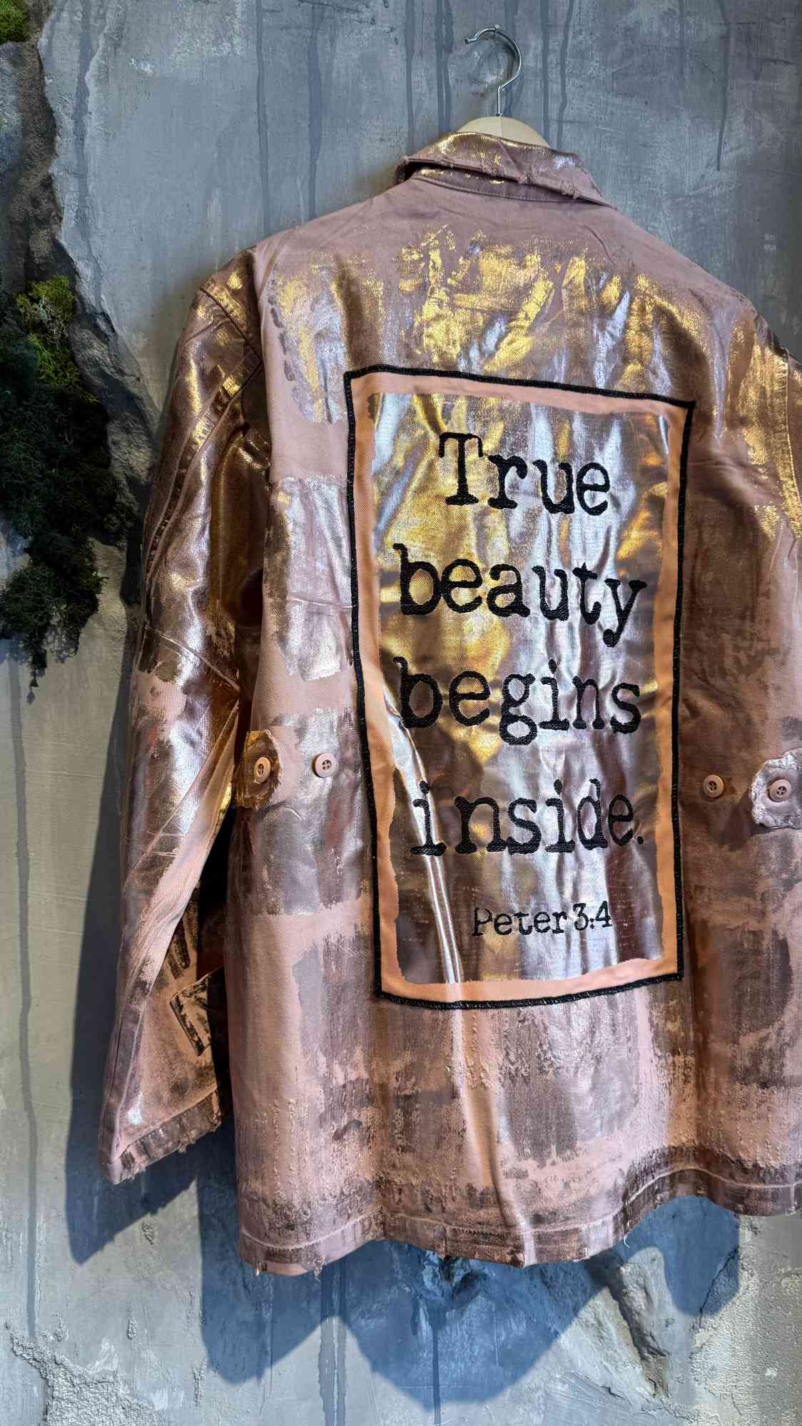  GELANIA JACKET POWDER FOIL - Vesta Donna 