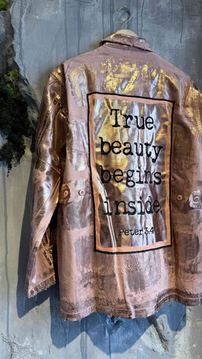  GELANIA JACKET POWDER FOIL - Vesta Donna 