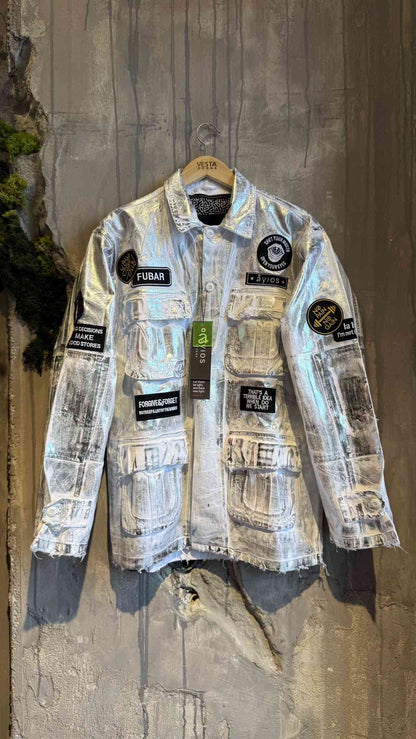  GEMELLI JACKET WHITE FOIL - Vesta Donna 