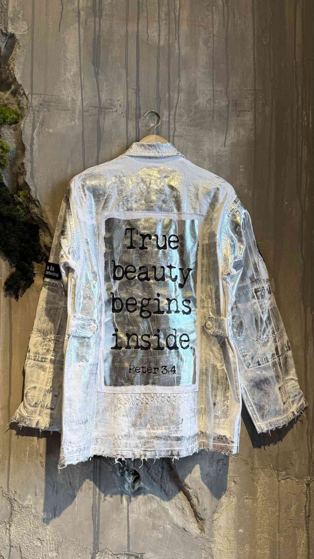  GEMELLI JACKET WHITE FOIL - Vesta Donna 