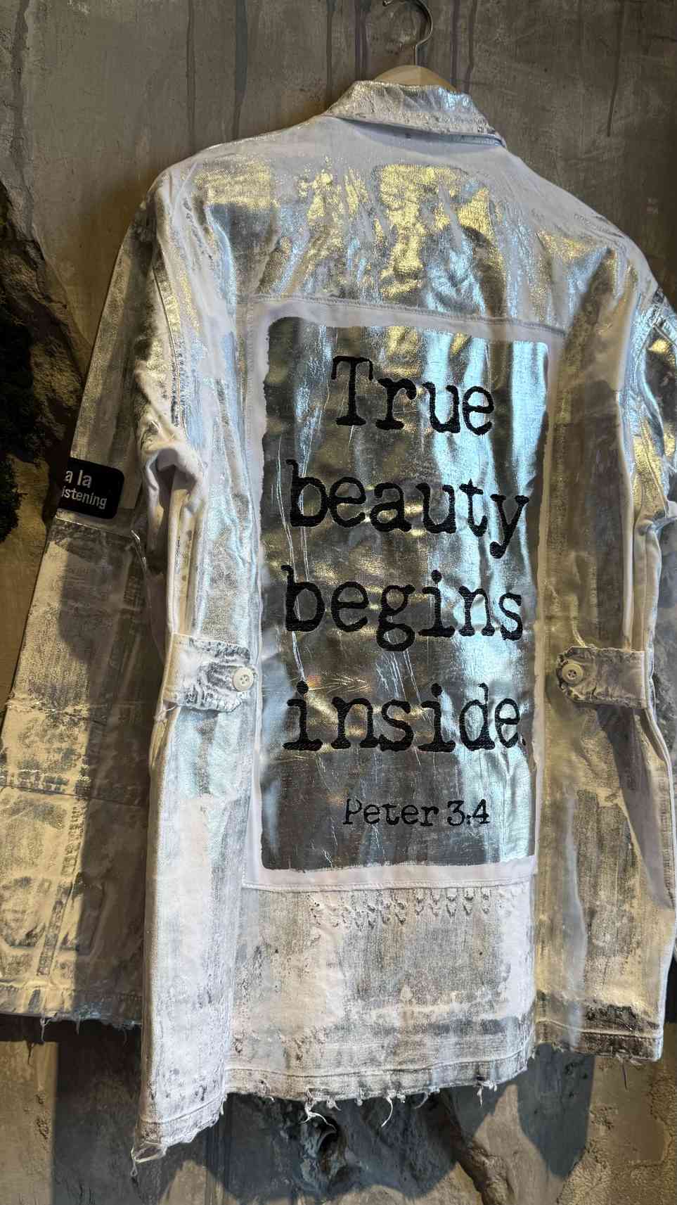  GEMELLI JACKET WHITE FOIL - Vesta Donna 