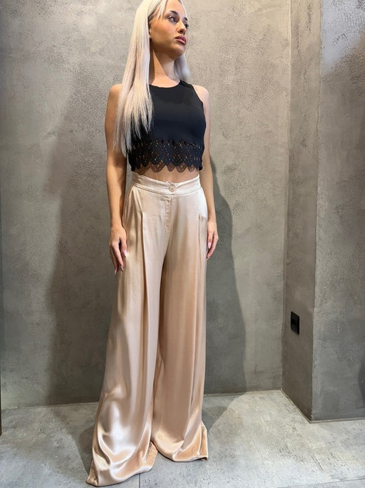  JESICA PANTS ROSE GOLD - Vesta Donna 