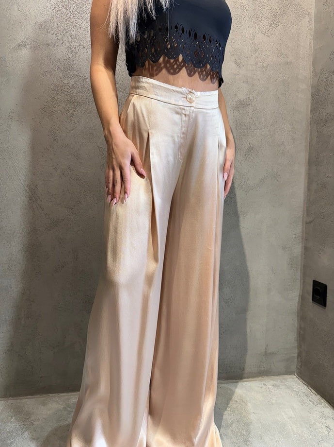  JESICA PANTS ROSE GOLD - Vesta Donna 