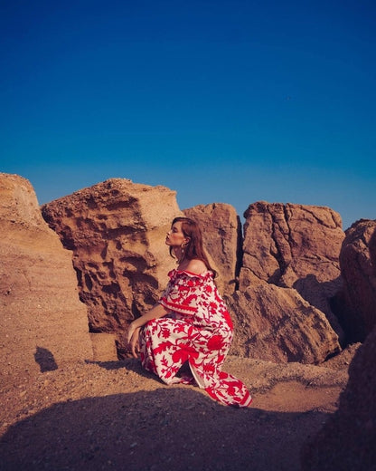  AUDREY LONG DRESS - Vesta Donna 