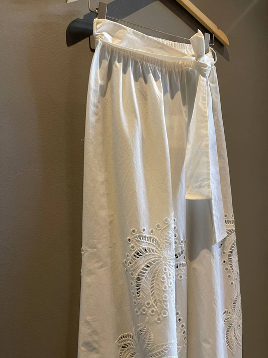  MELISSINA WHITE PANTS - Vesta Donna 
