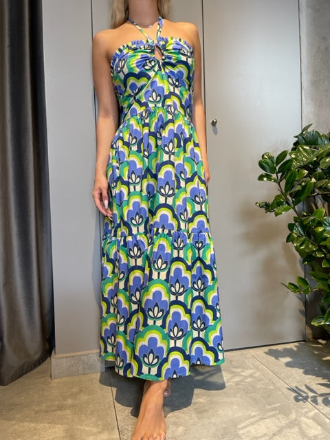  FLOWERS BUSTIER DRESS - Vesta Donna 