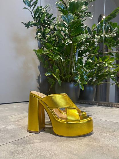  LUCIANA LIME HEELS - Vesta Donna 
