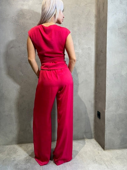  FENIA PANTS FUSCHIA - Vesta Donna 