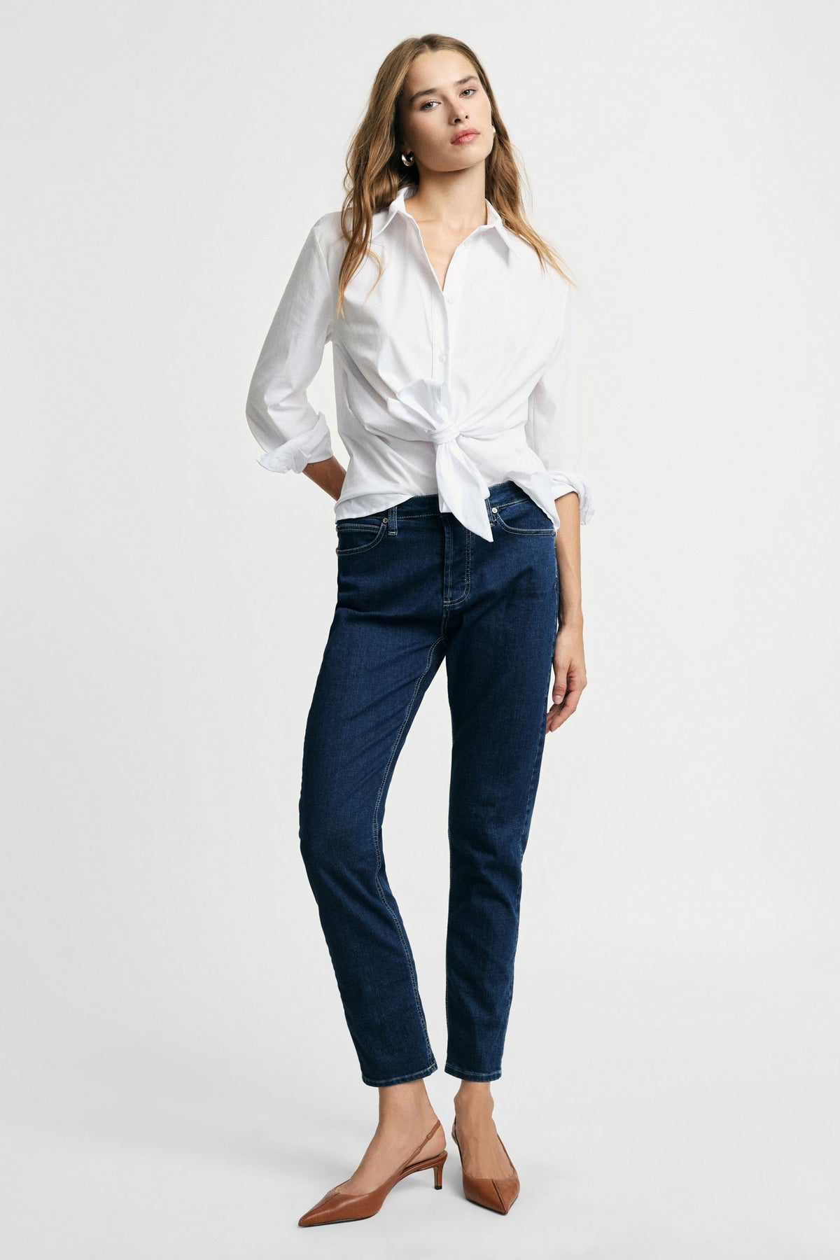 RUMI STRAIGHT DENIM PANTS - Vesta Donna 