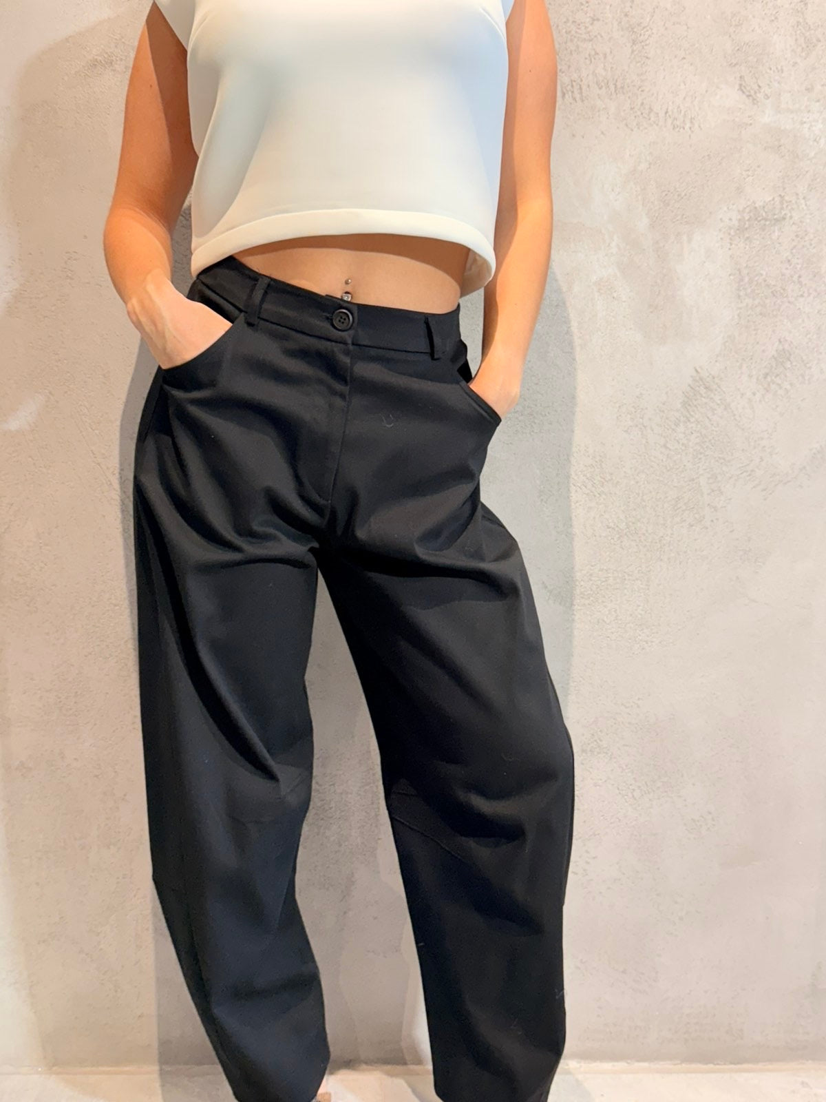 EVIE PANTS BLACK - Vesta Donna 
