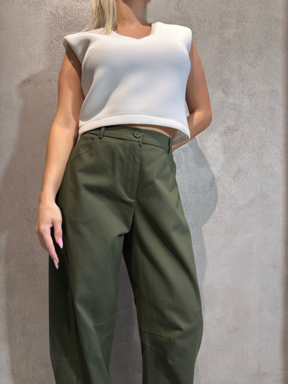  EVIE PANTS KHAKI - Vesta Donna 
