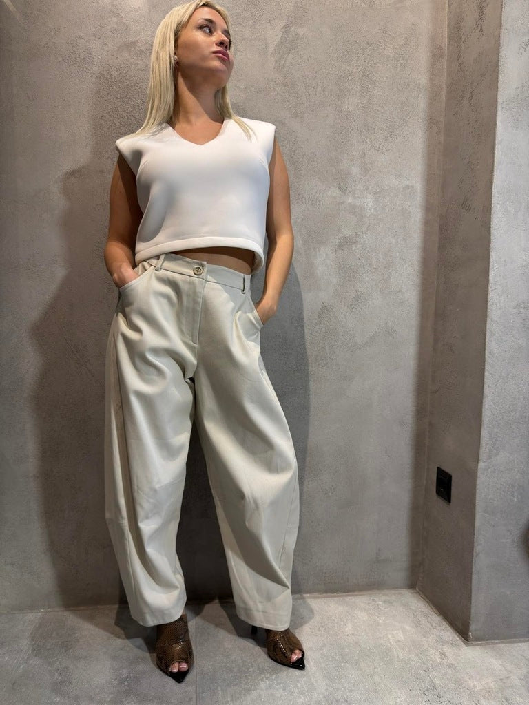  EVIE PANTS STONE - Vesta Donna 